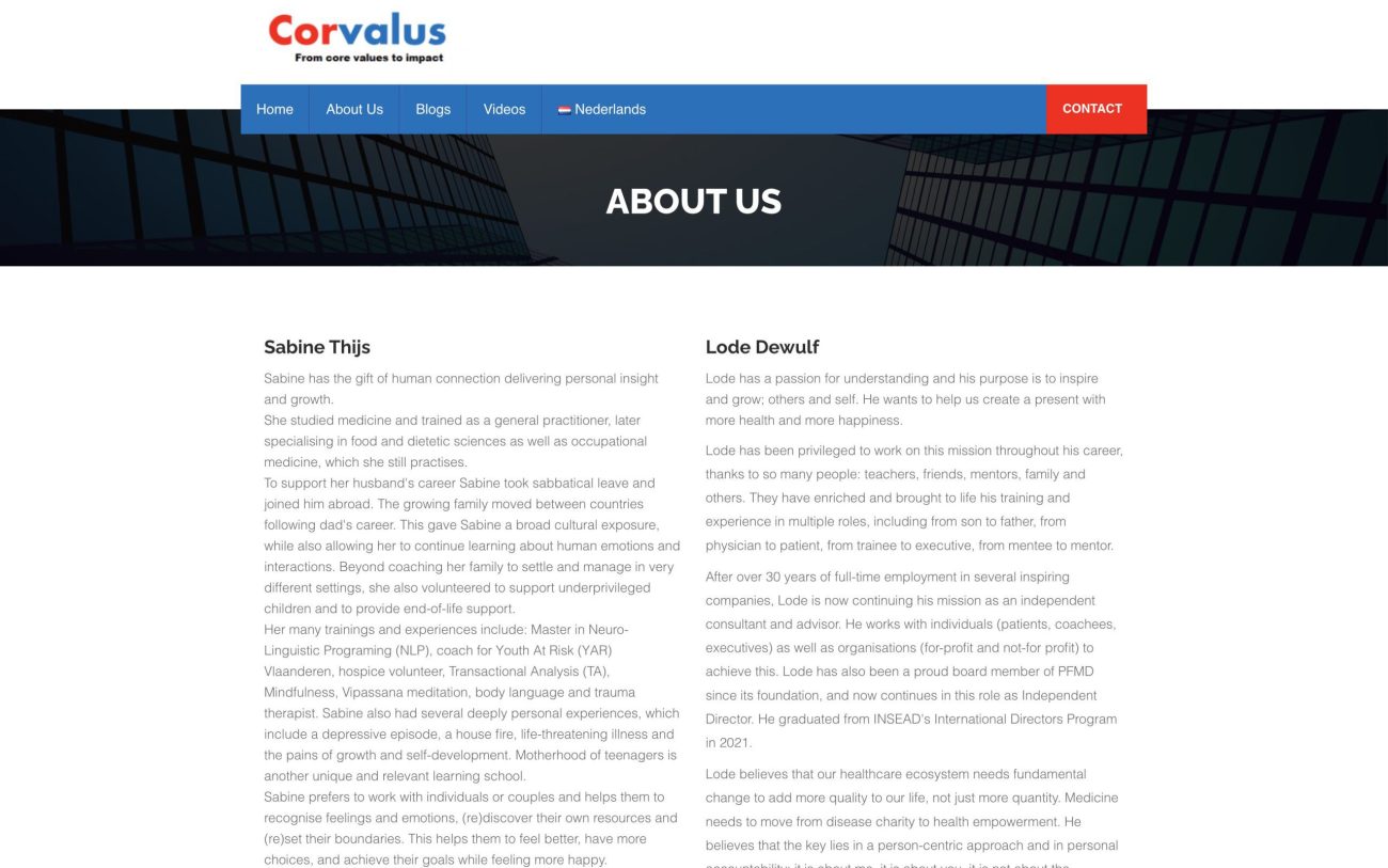 Corvalus About Us