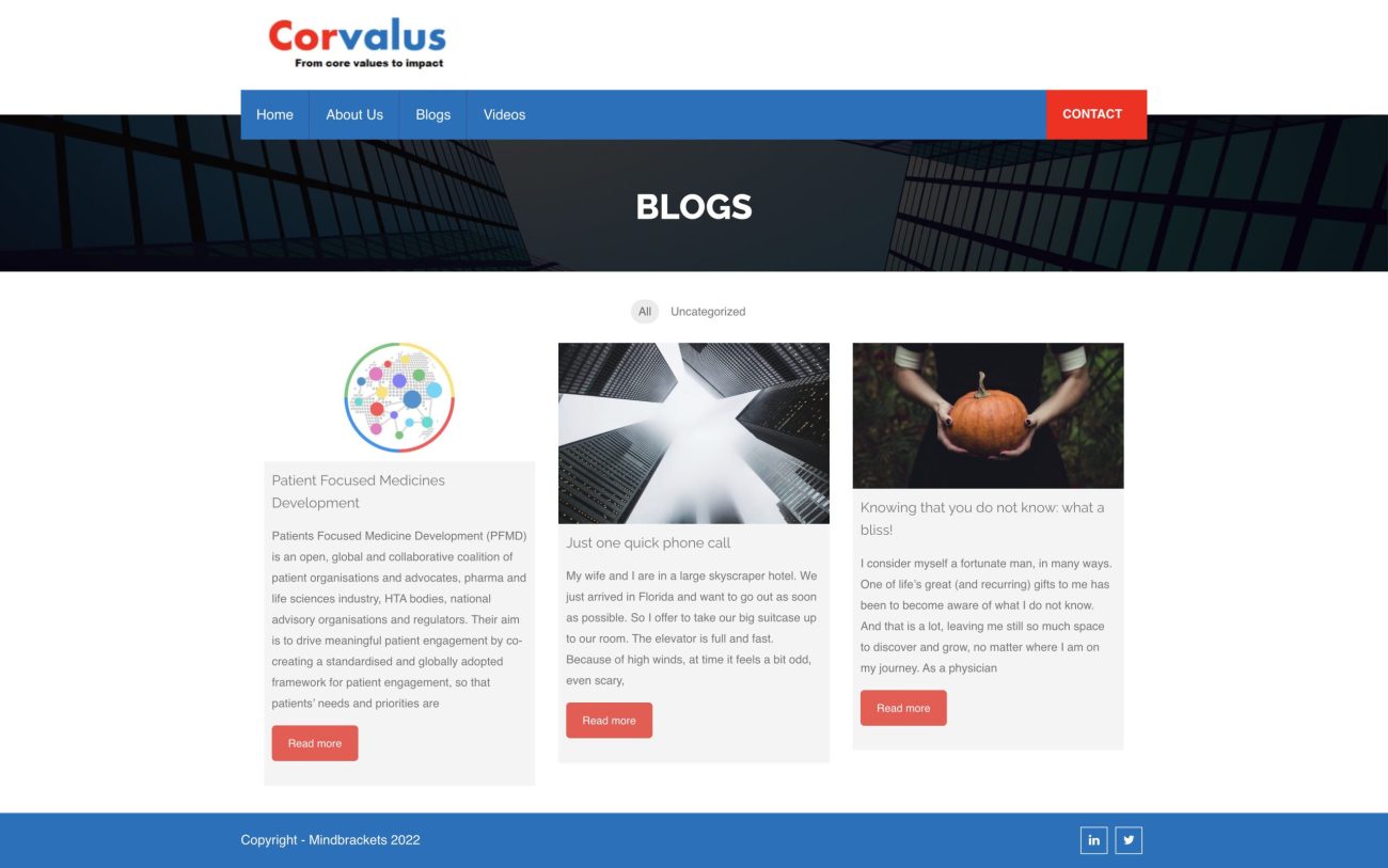 Corvalus Blogs